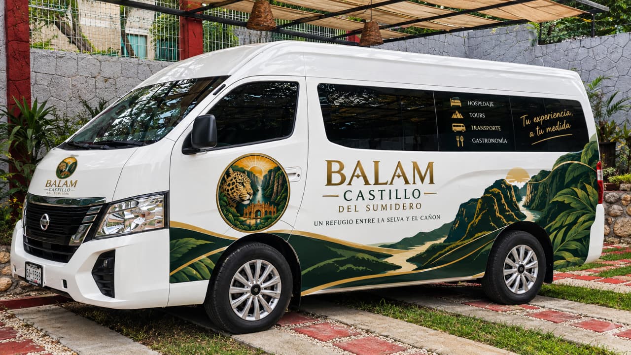 Unidad de transporte Balam Castillo del Sumidero